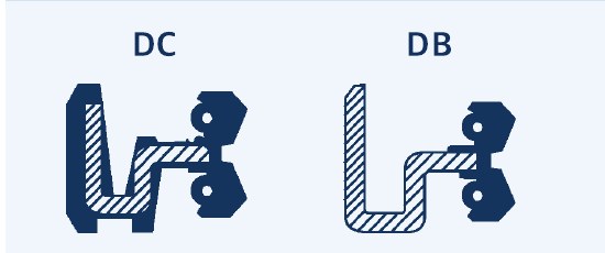 DC, DB 단면도